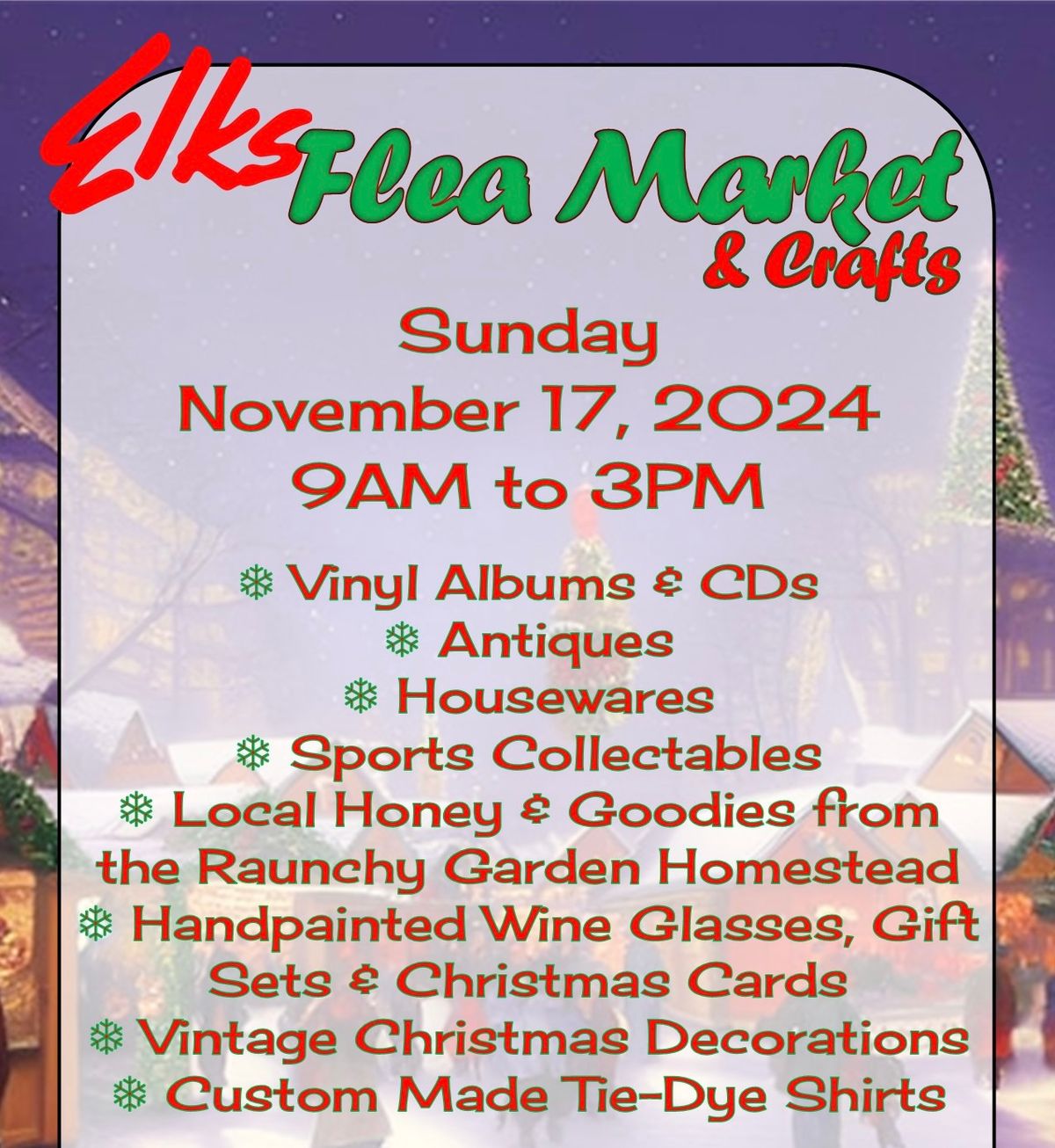 Newburyport Elks Flea Market and Craft Show