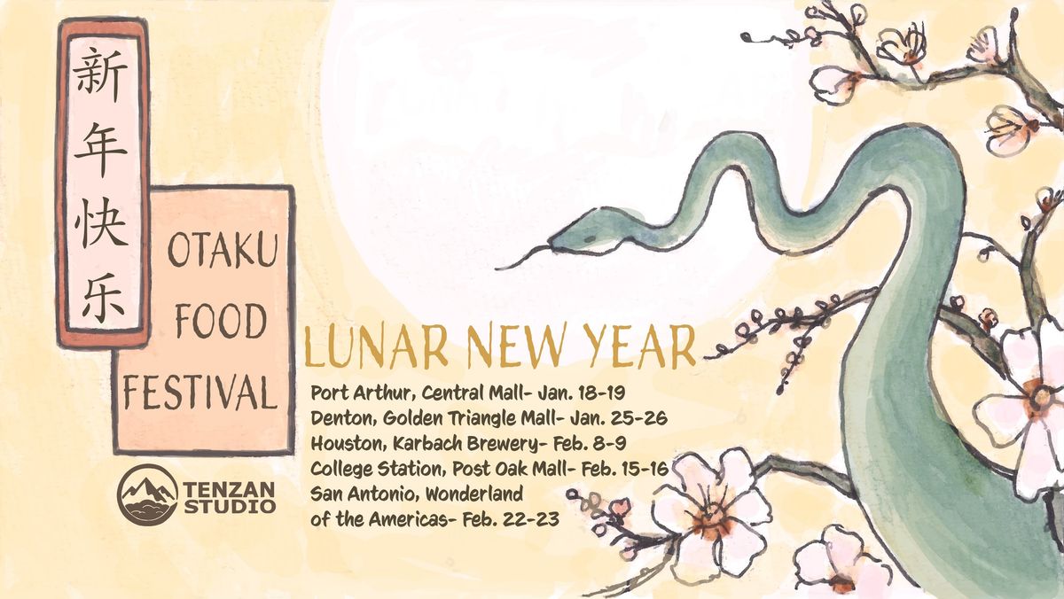 Otaku's Famous Lunar New Year Anime + Food Festival: Denton, TX!