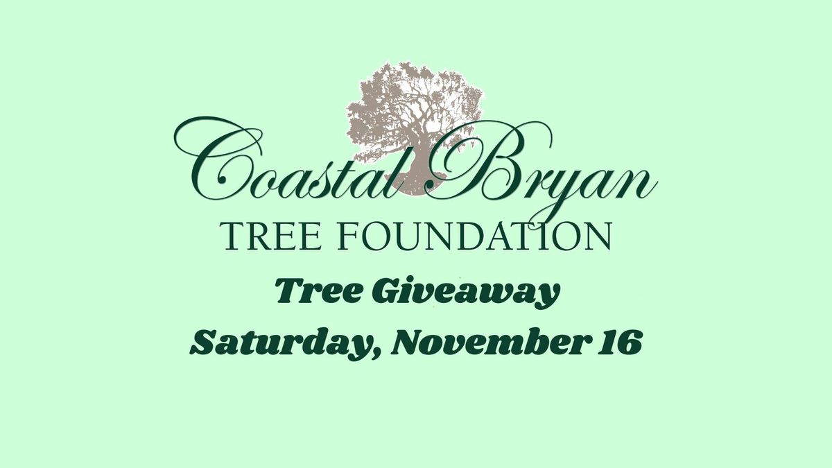 Tree Giveaway for Bryan County Residents