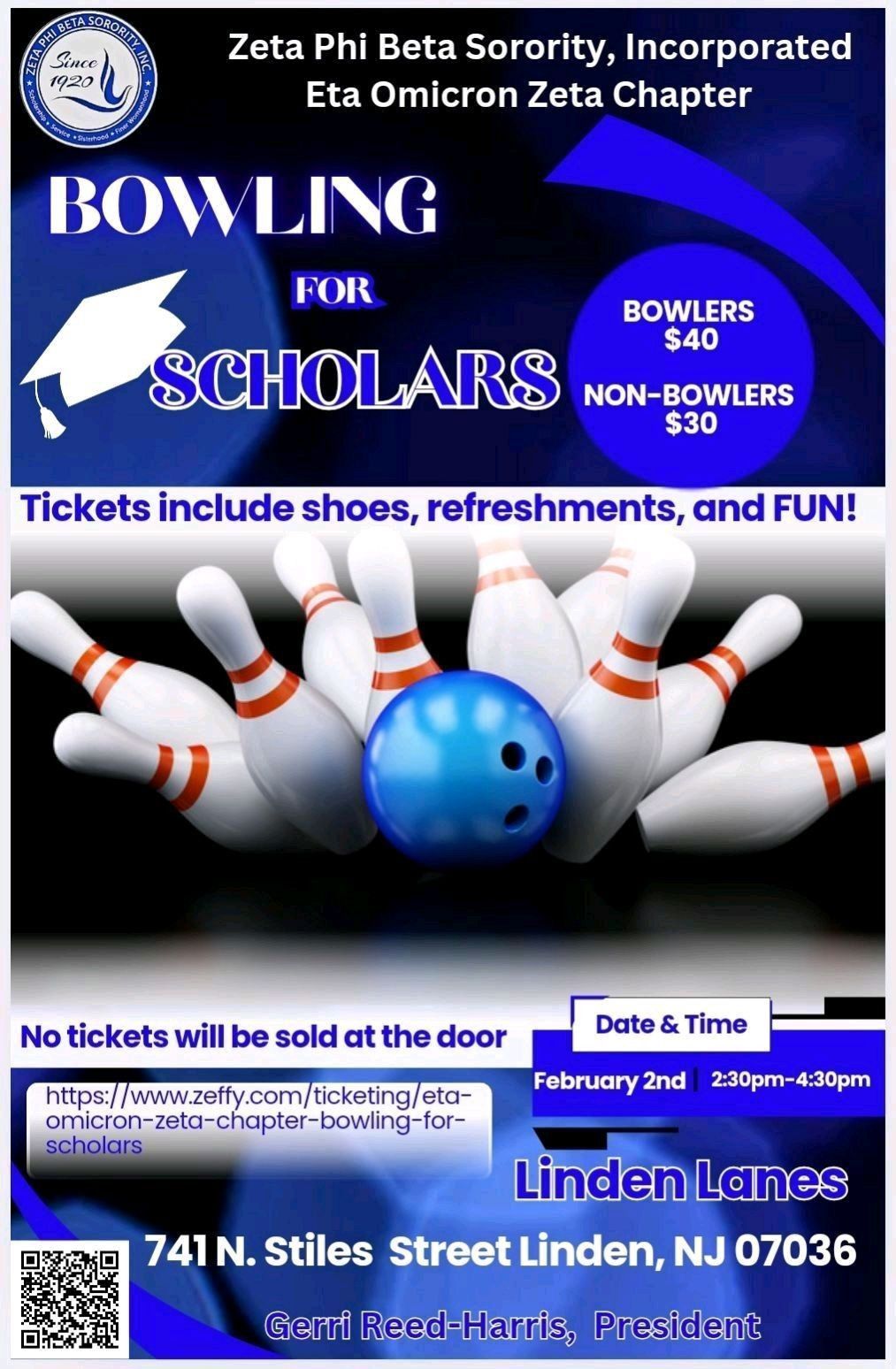 Bowling for Scholars - Zeta Phi Beta Sorority, Inc. - Eta Omicron Zeta Chapter