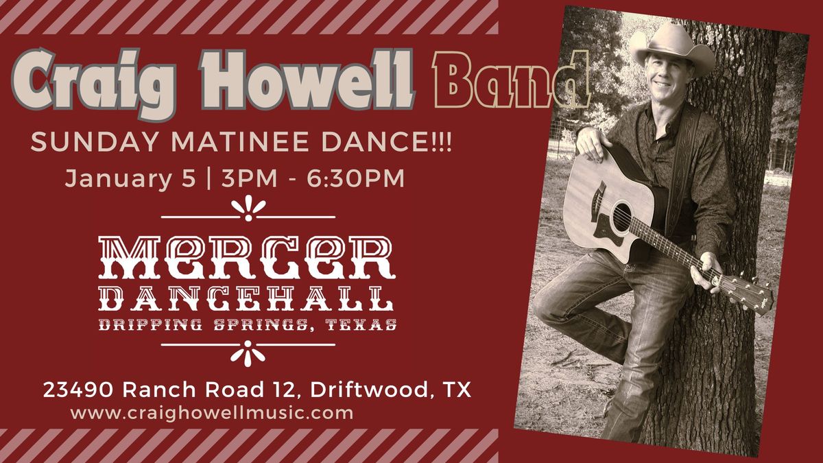 Craig Howell at Mercer Dancehall