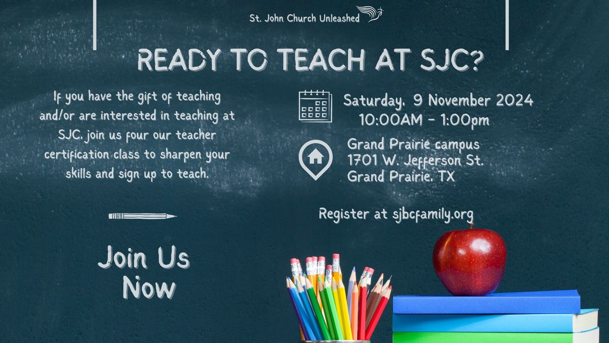 SJC Teacher Certification