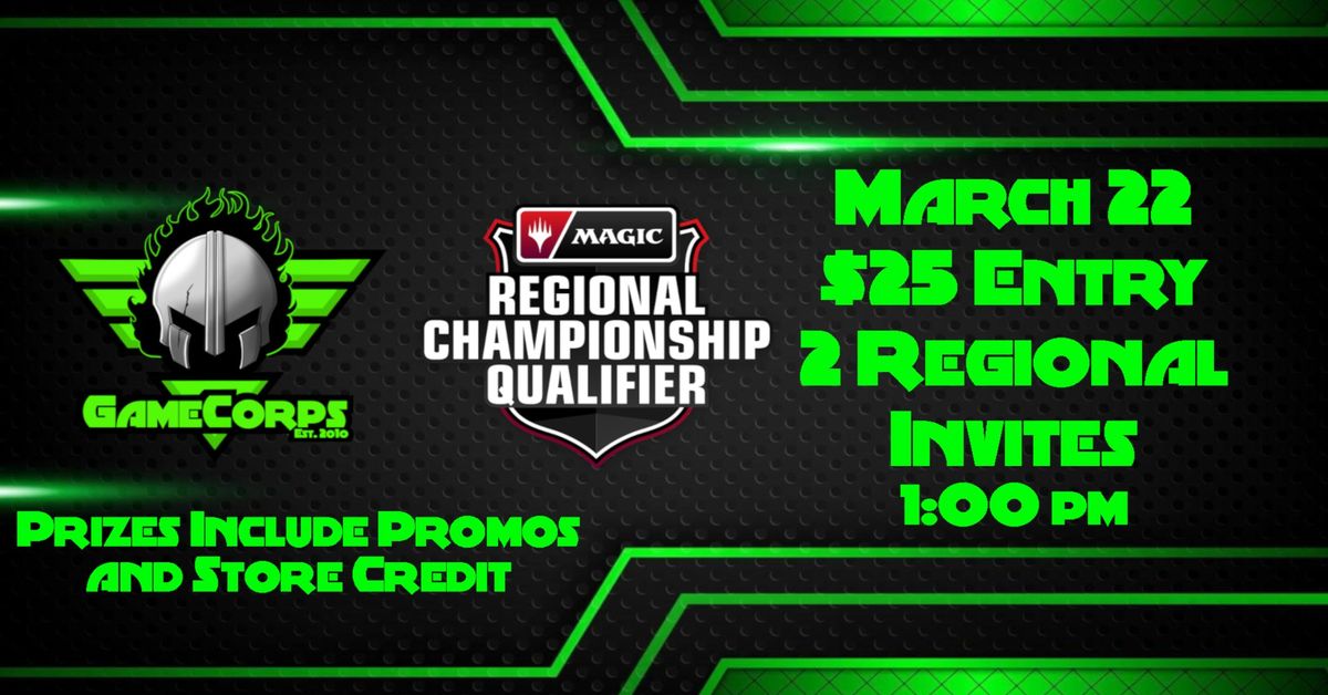 Regional Championship Qualifier - Magic The Gathering Standard RCQ