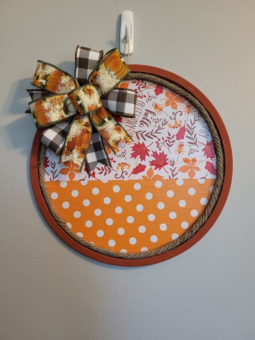  Fall Themed Door Hanger with Donna hosted by the Waterford Senior Center