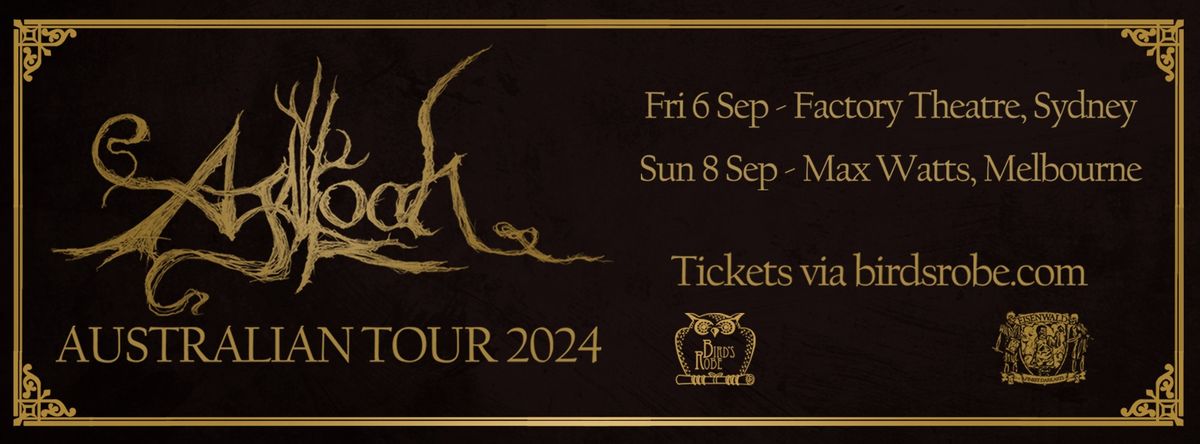 Agalloch Australian Tour 2024 | Factory Theatre, Sydney