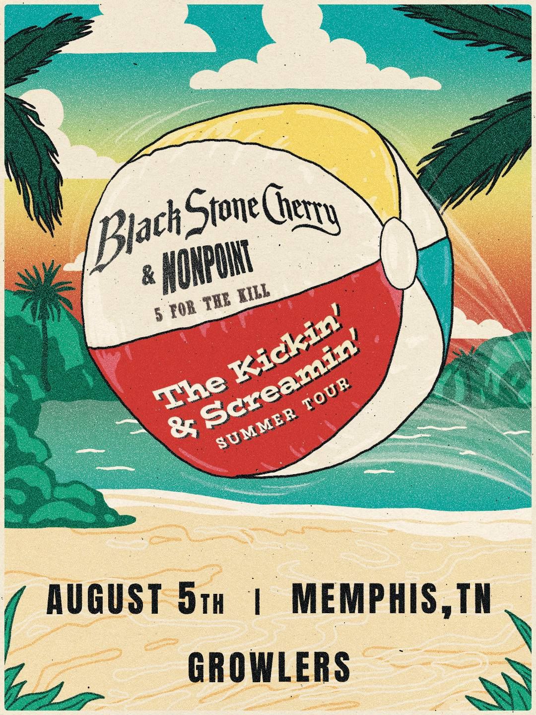 Black Stone Cherry & Nonpoint at Growlers - Memphis,TN