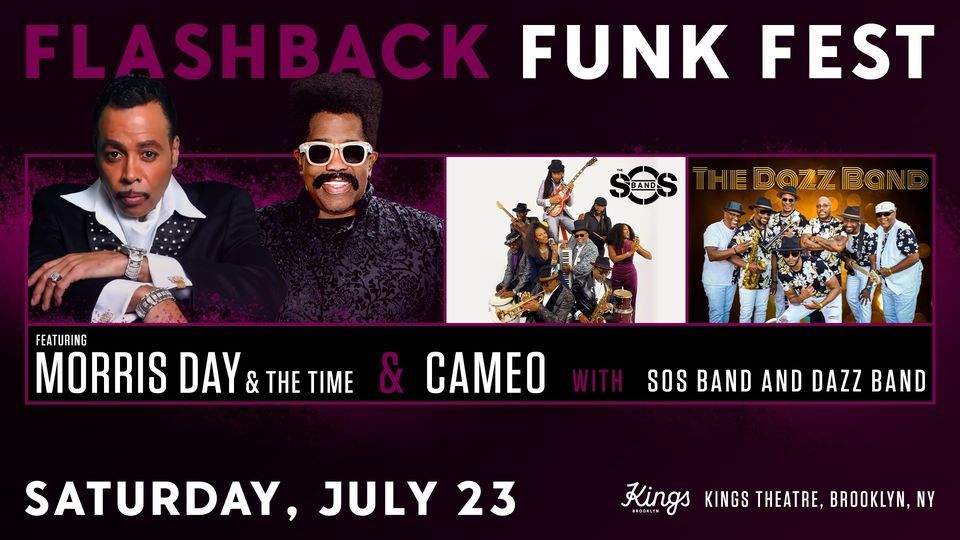 Flashback Funk Fest featuring Morris Day & the Time, Cameo, SOS Band