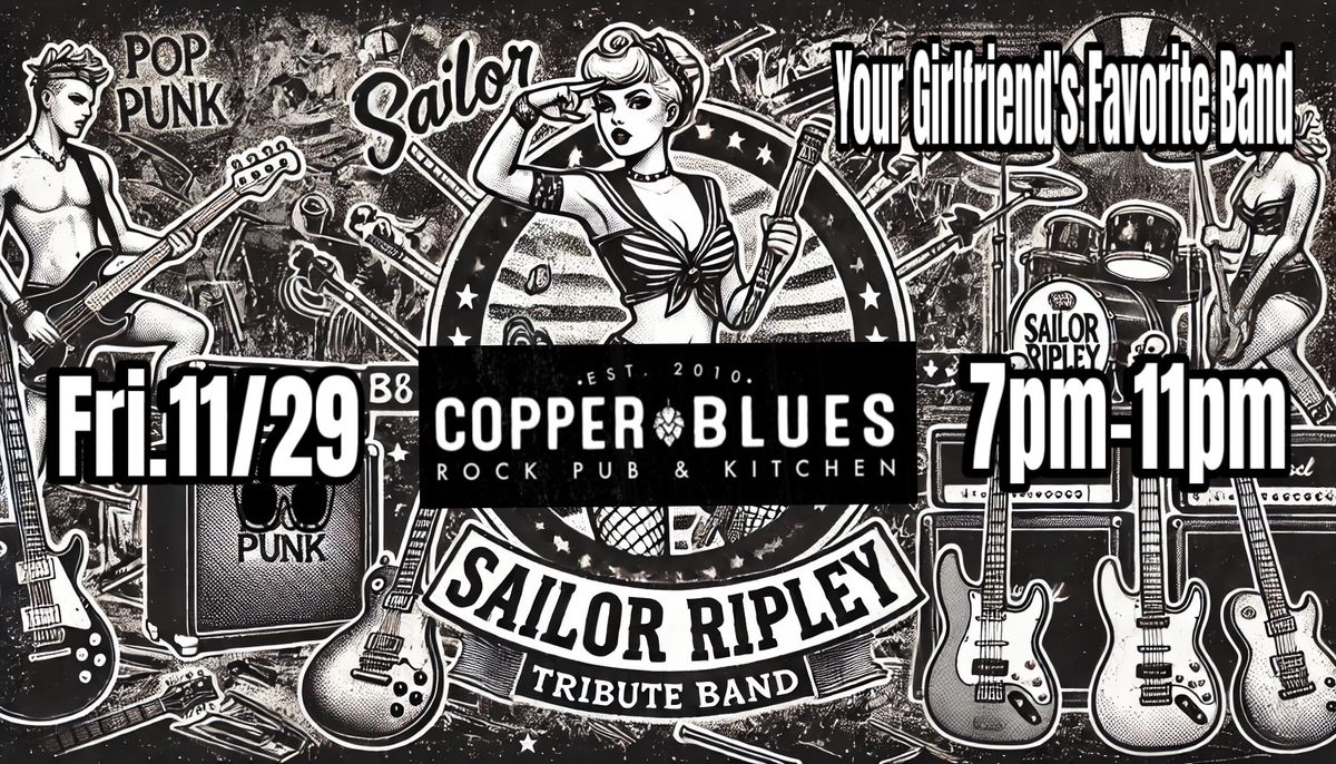 Sailor Ripley Black Friday Black and White Party at Copper Blues MIA