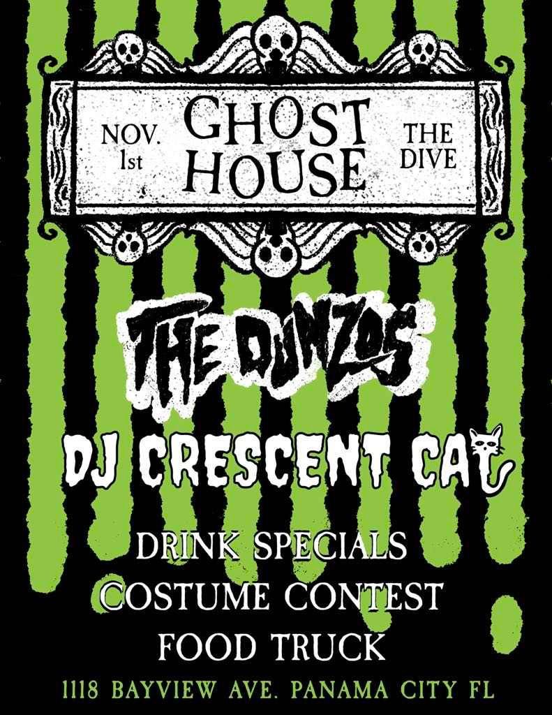 Ghost House Halloween Dance Party@ The Dive  