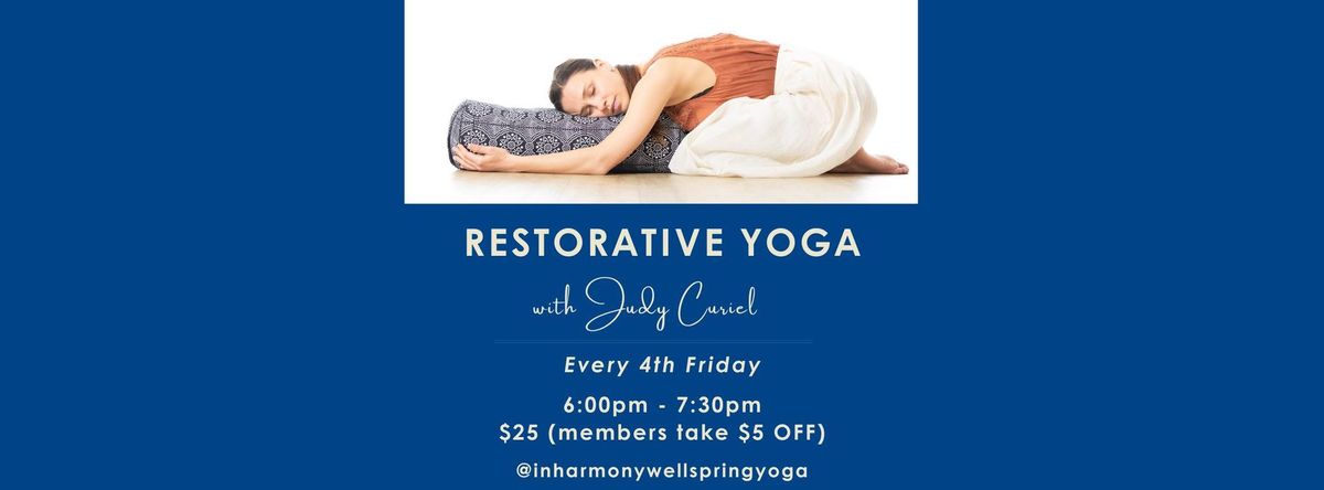 Restorative Yoga - Friday Evening Class