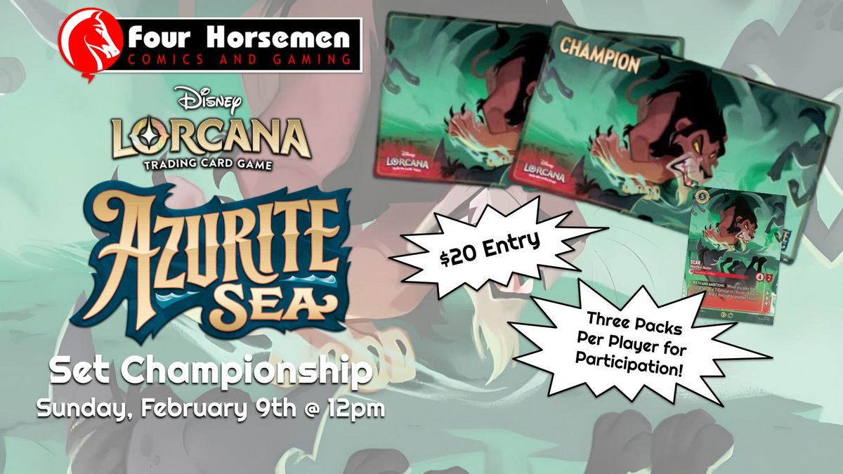 Disney Lorcana TCG: Azurite Sea Set Championship