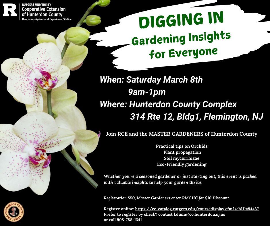 Gardening Inspiration with RCE and Master Gardeners of Hunterdon County