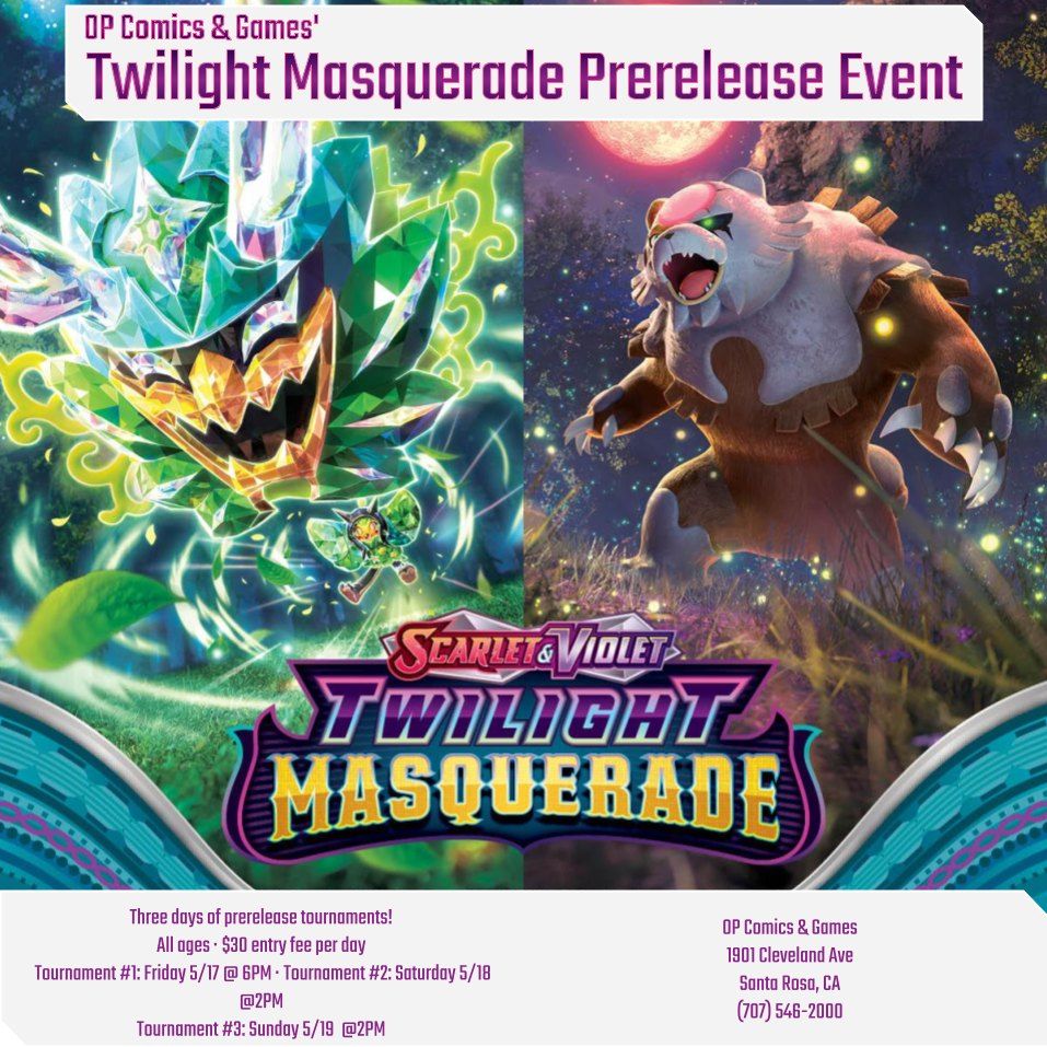 Pok\u00e9mon: Twilight Masquerade Prerelease Event - Tournament #1