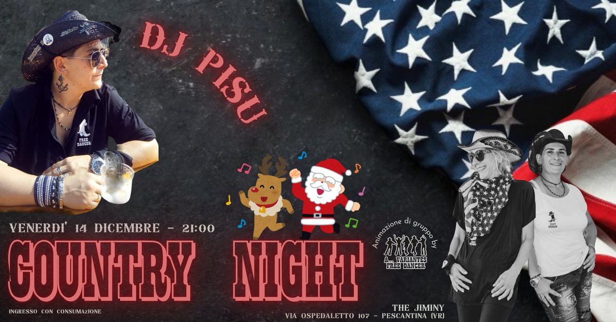 COUNTRY NIGHT \ud83e\udd20 CHRISTMAS PARTY \ud83e\udd20 Dj Pisu @ The Jiminy