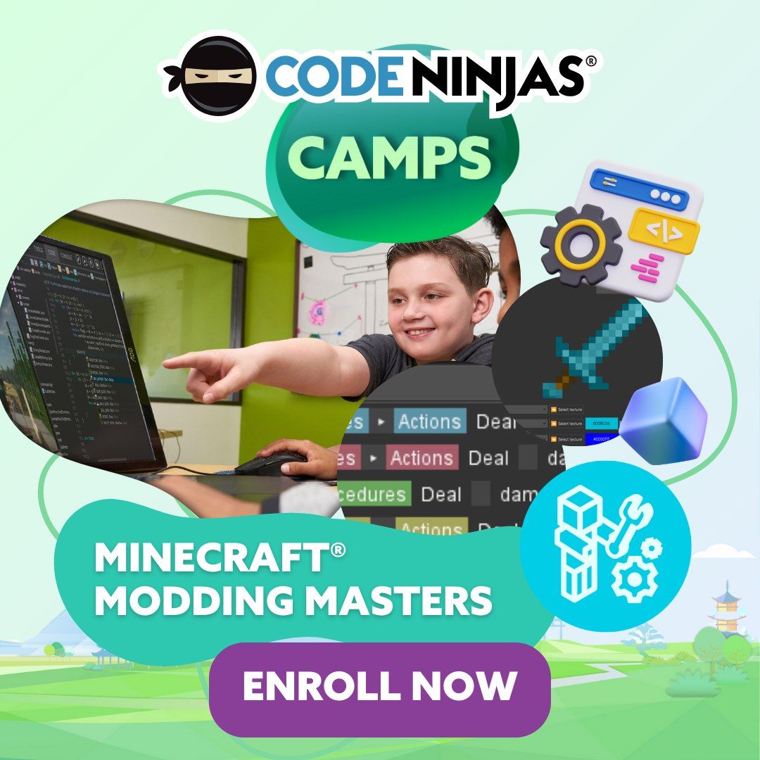 Minecraft\u00ae Modding Masters *** 4 day camp (NO CAMP 7\/4)
