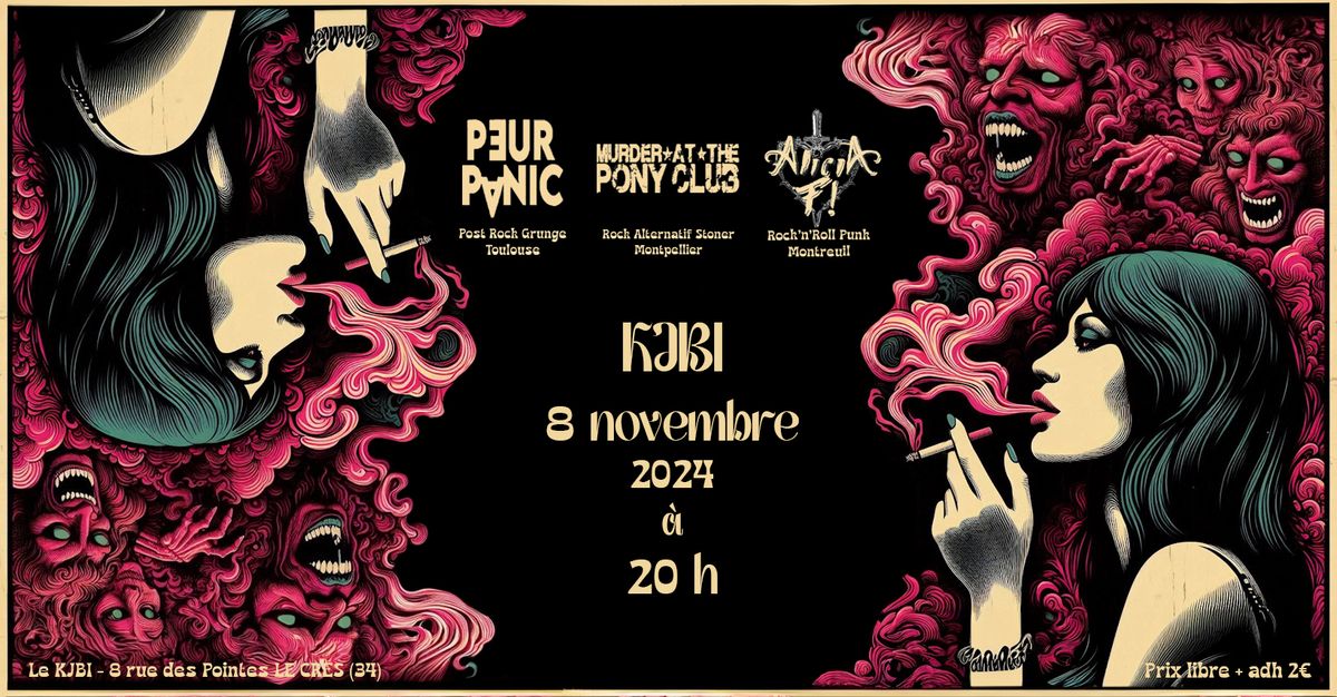 ALICIA F! + MURDER AT THE PONY CLUB + PEUR PANIC