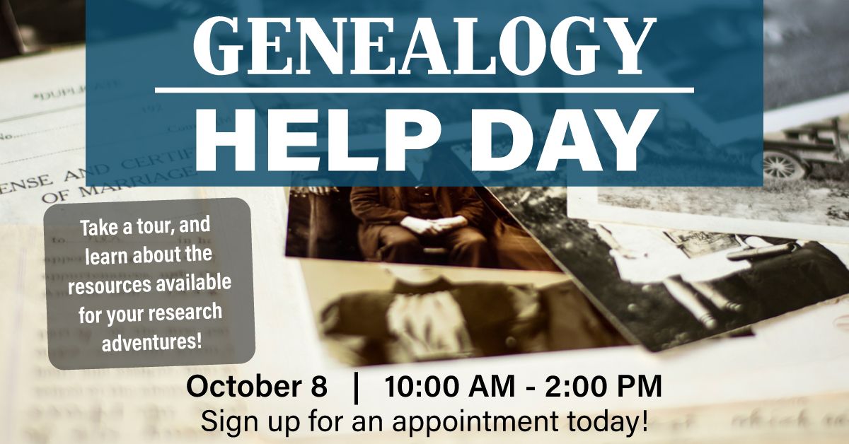 Genealogy Help Day