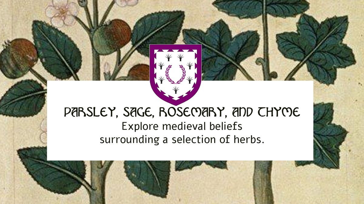 Parsley, Sage, Rosemary, and Thyme | November A&S Class