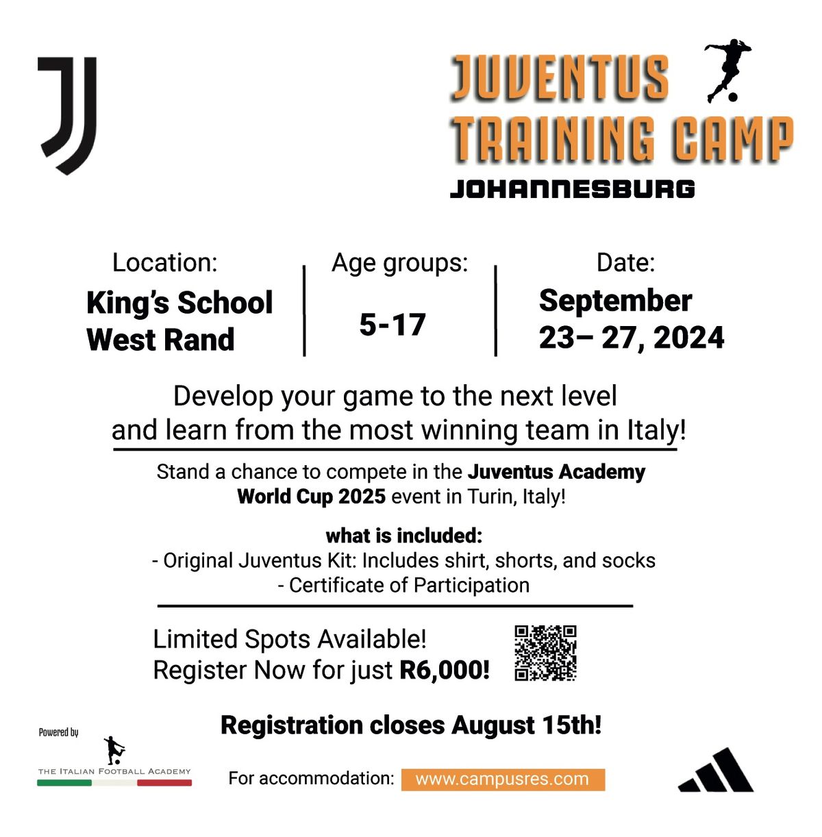 Juventus training camp Johannesburg 