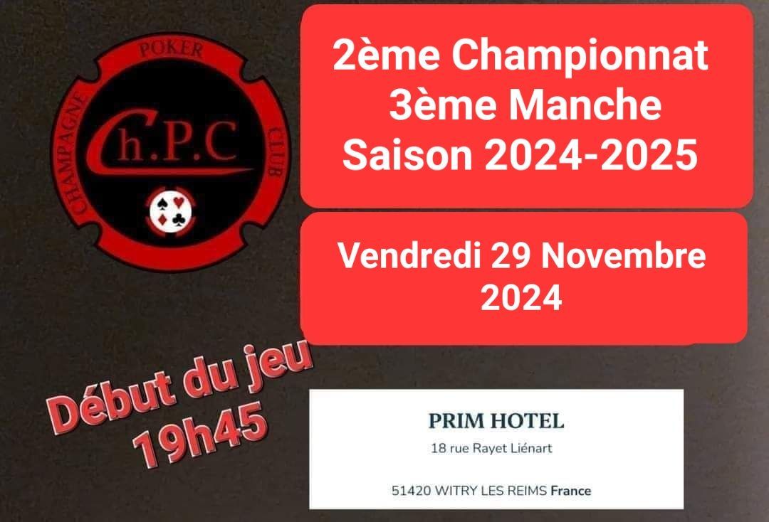 3\u00e8me Manche du 2nd Championnat Saison 2024-2025 