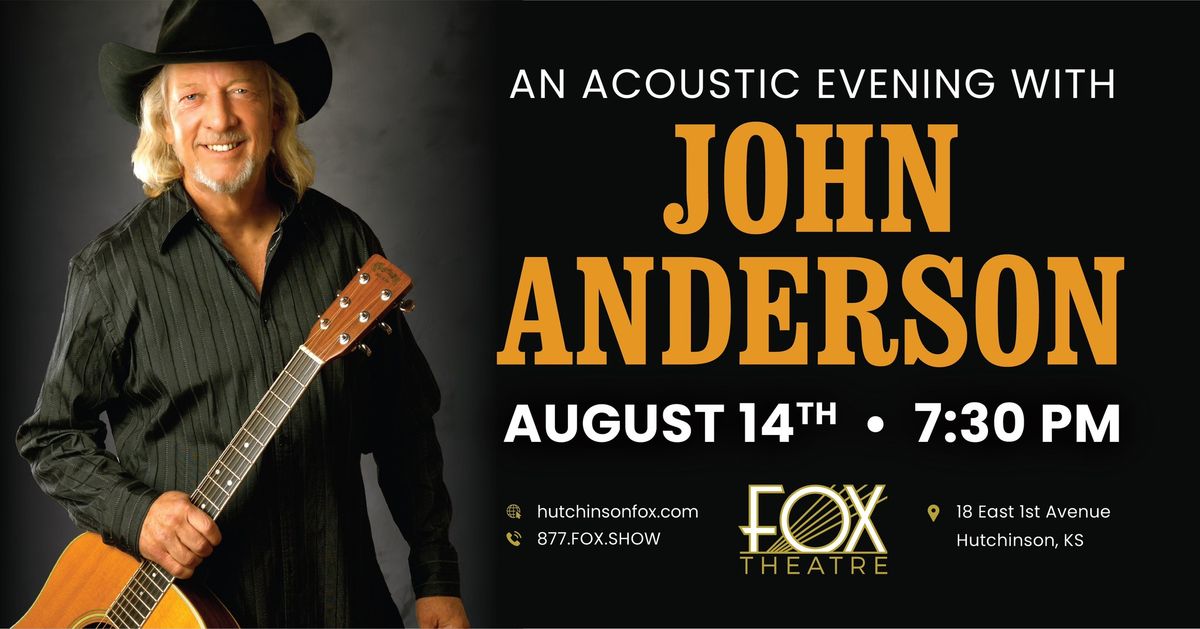 An Acoustic Evening with John Anderson