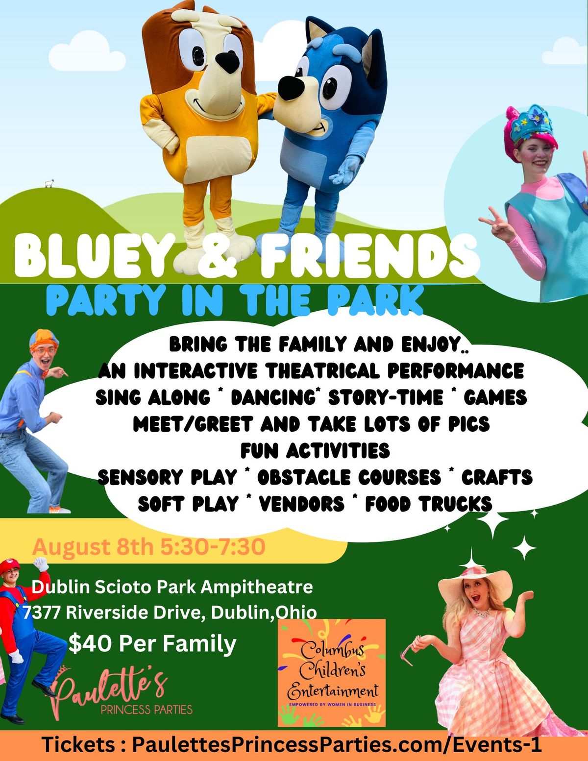 Kid-Pops Summer Series BLUEY AND FRIENDS PARTY