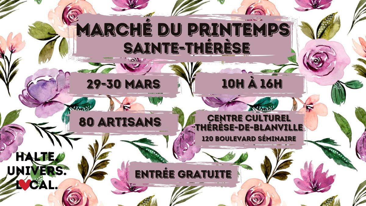 March\u00e9 Du Printemps Sainte-Th\u00e9r\u00e8se