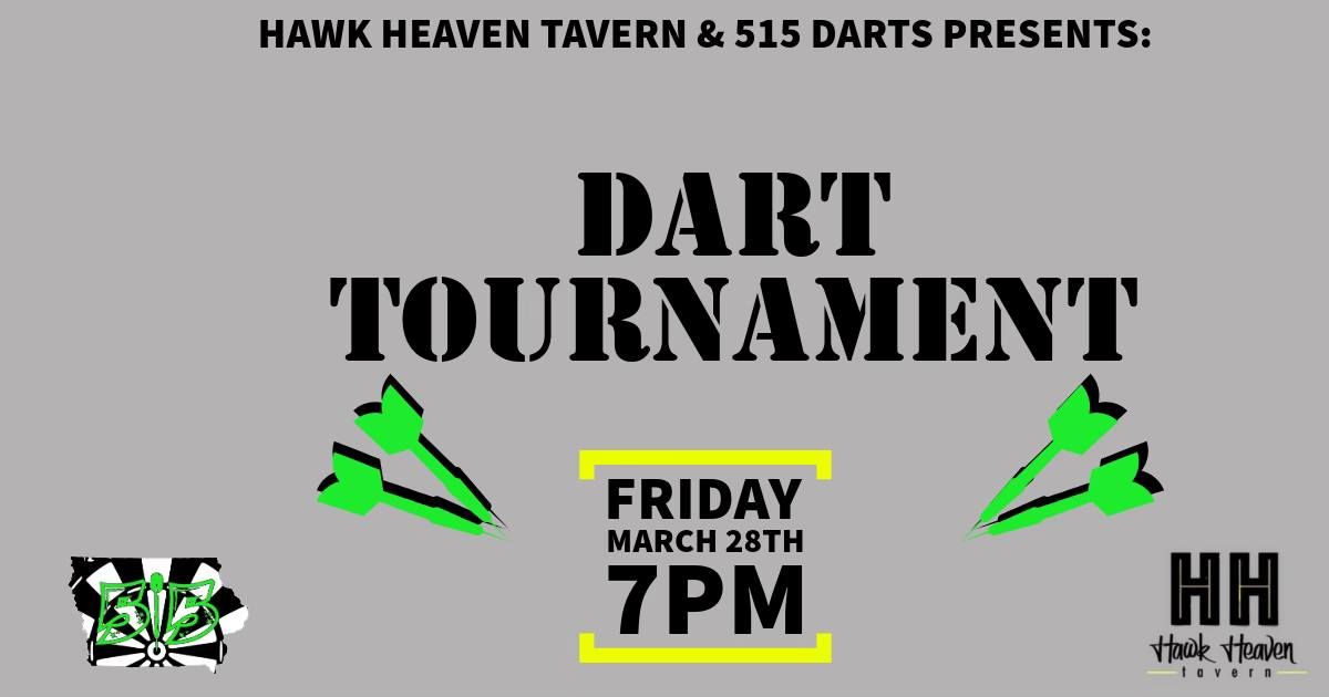 Blind Draw Dart Tournament at Hawk Heaven Tavern 