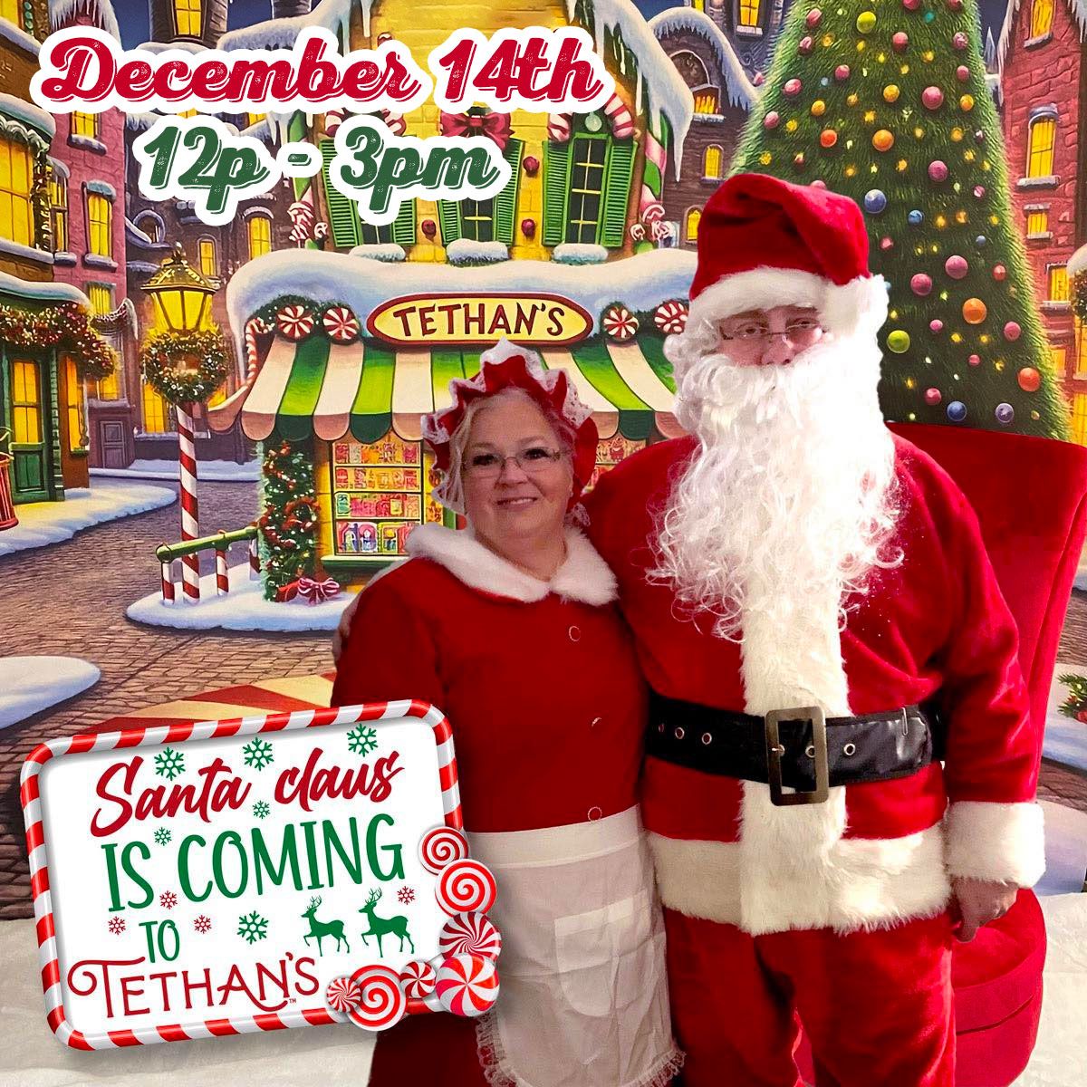 Santa Claus is Coming to Tethan's