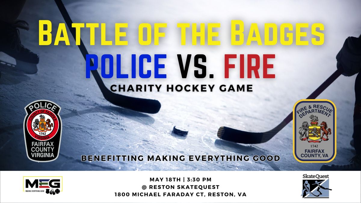 3rd Annual Battle of the Badges Hockey Game
