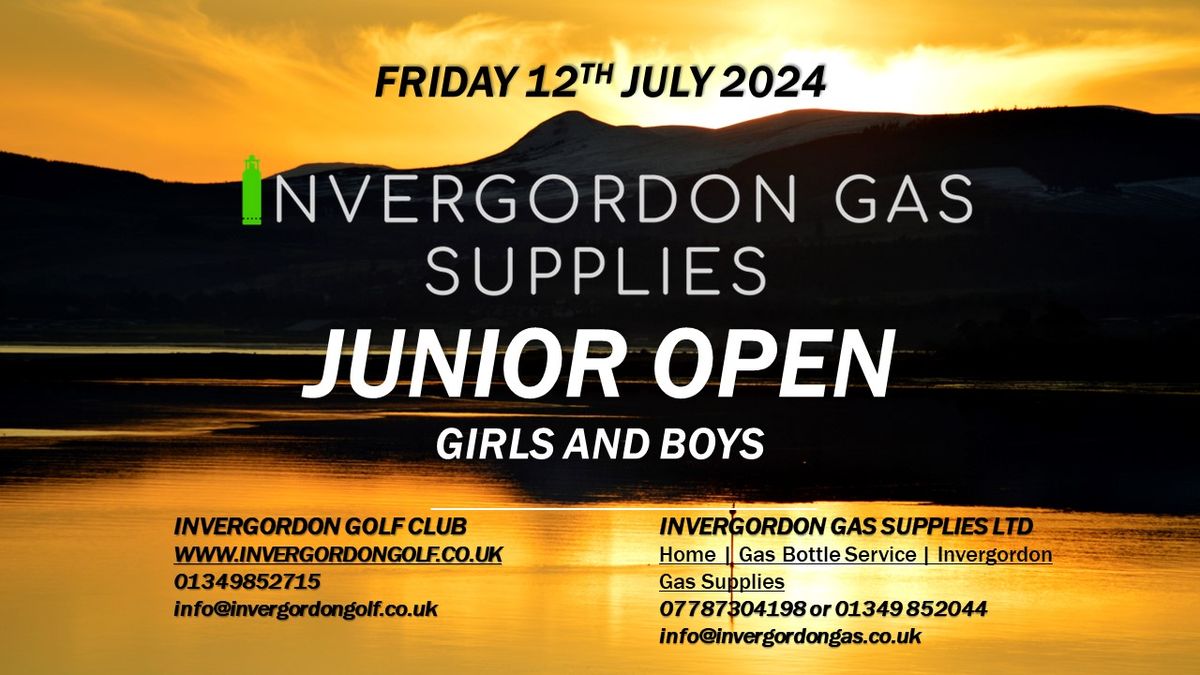 INVERGORDON GAS SUPPLIES JUNIOR OPEN