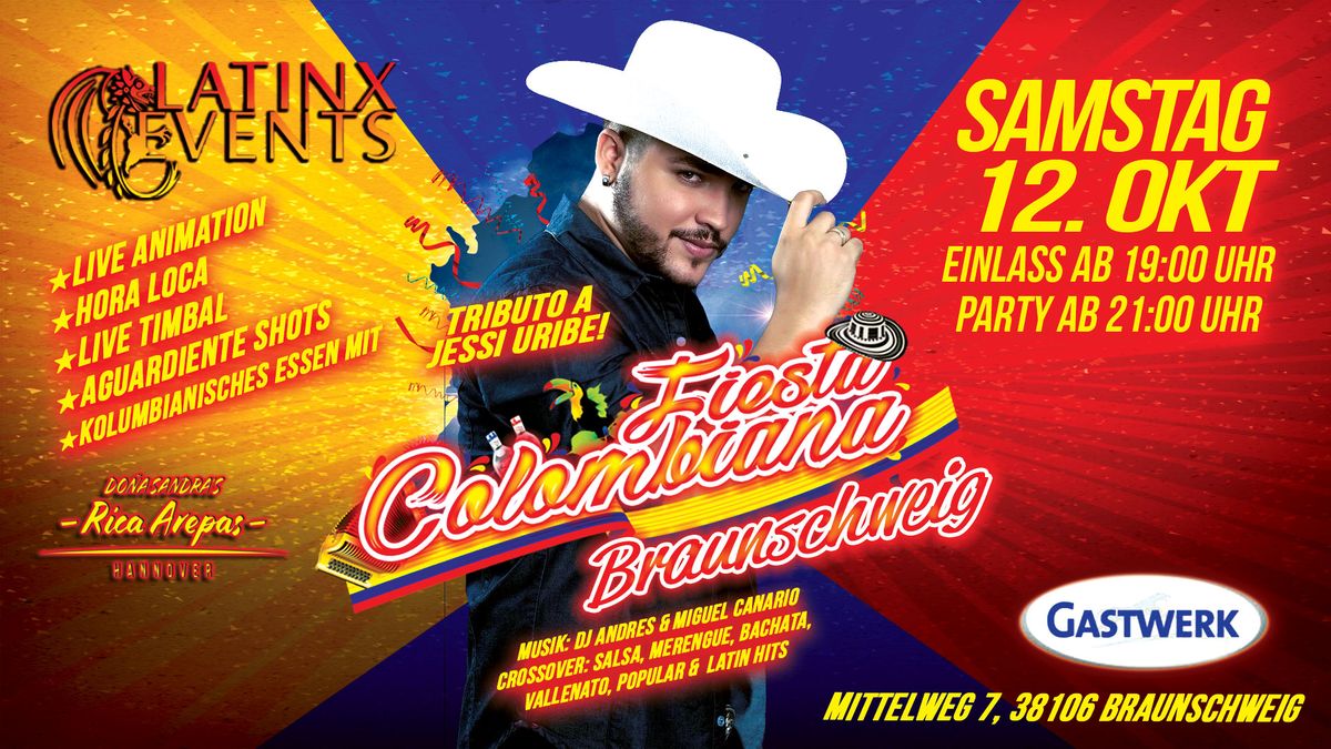 FIESTA COLOMBIANA @ GASTWERK BRAUNSCHWEIG