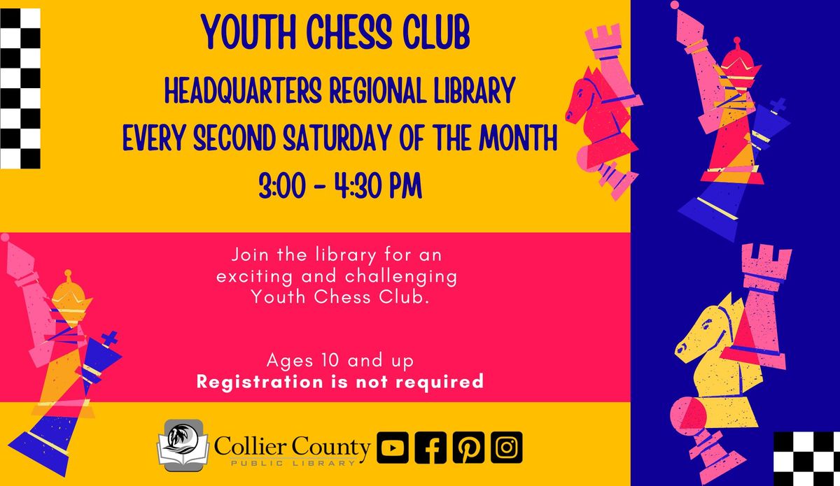 Youth Chess Club at Headquarters Regional Library