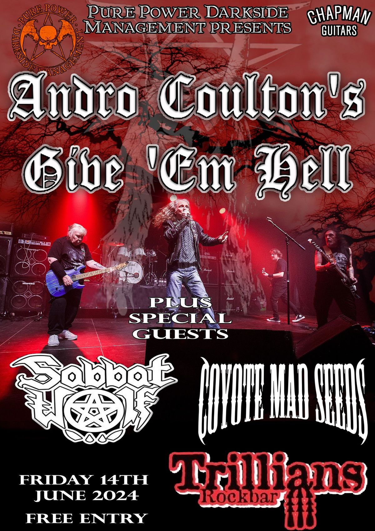 Andro Coulton's Give 'Em Hell plus Sabbat Wolf & Coyote Mad Seeds