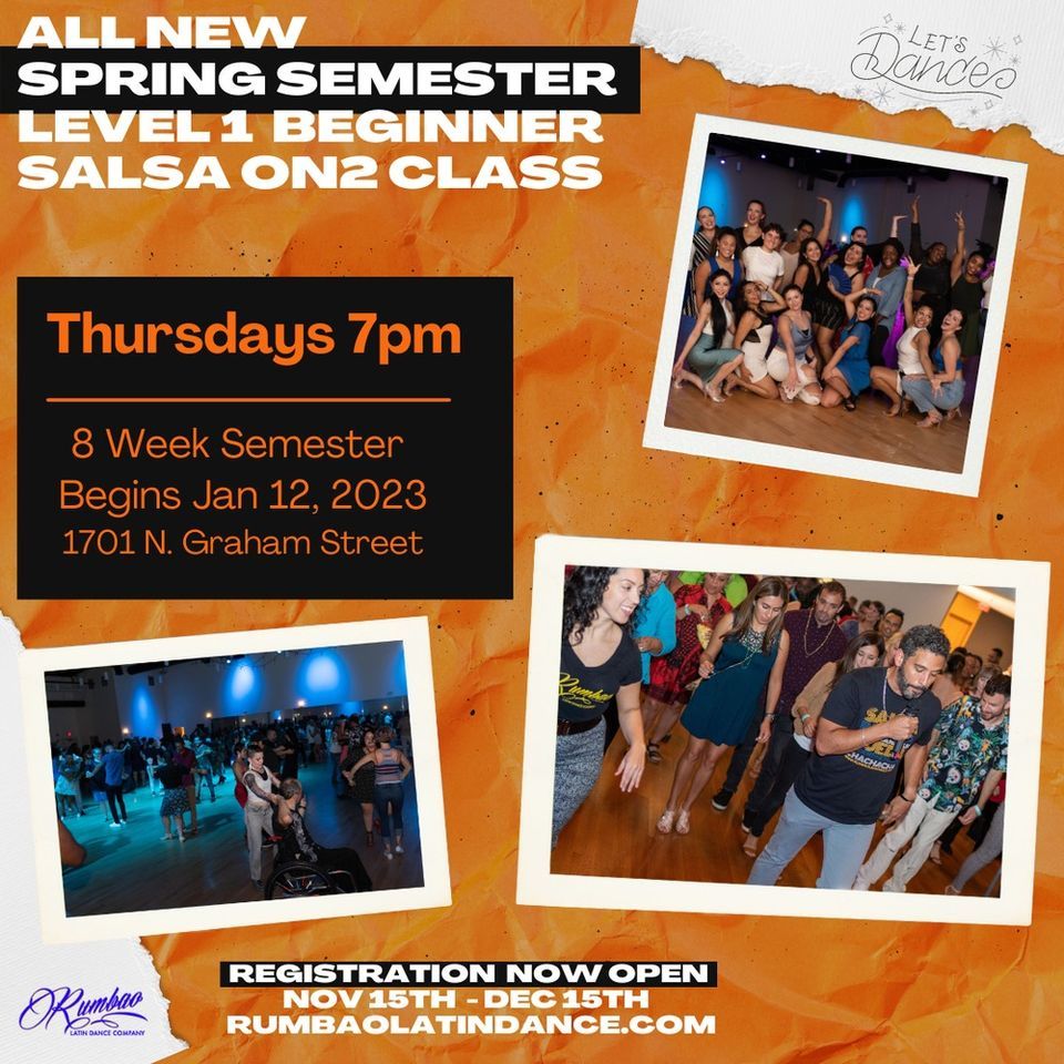 Salsa On2 Beginner Spring Semester!