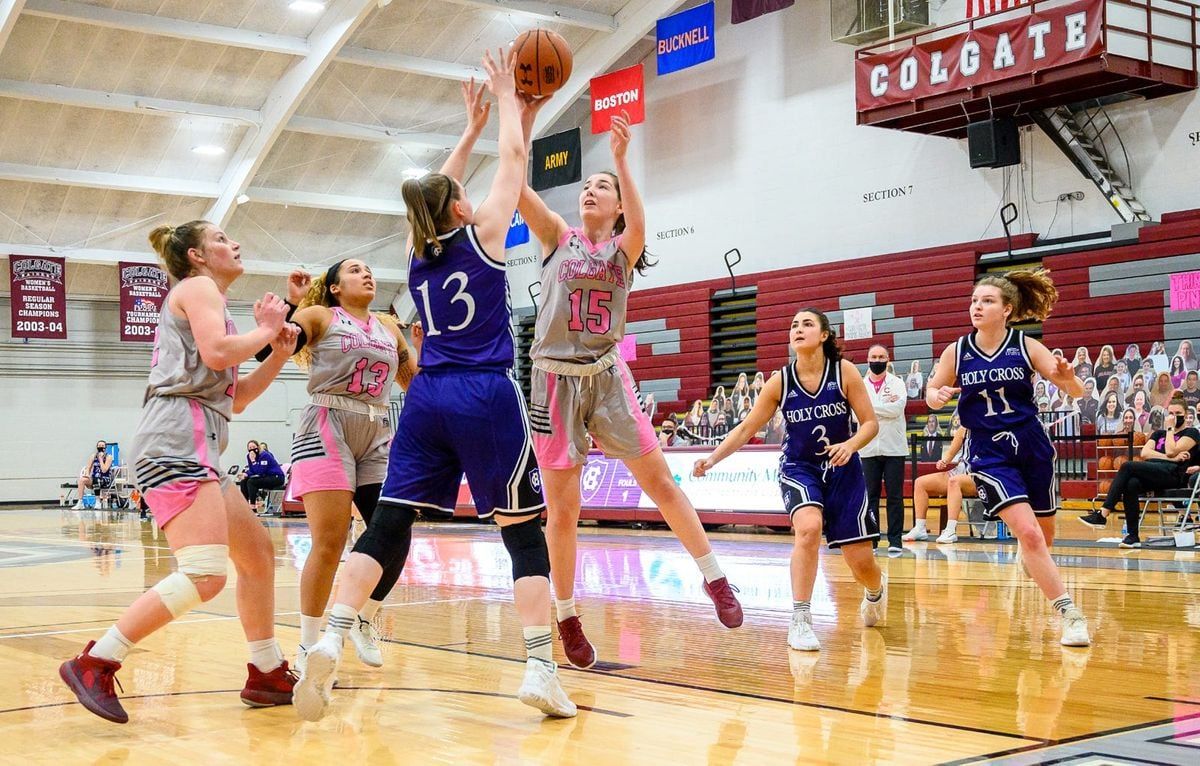 Colgate Raiders at Holy Cross Crusaders Womens Basketball