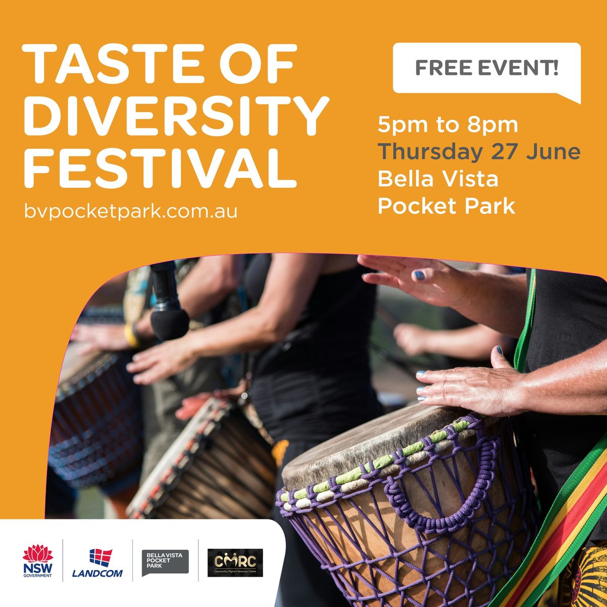 Taste of Diversity Festival at Bella Vista Pocket Park