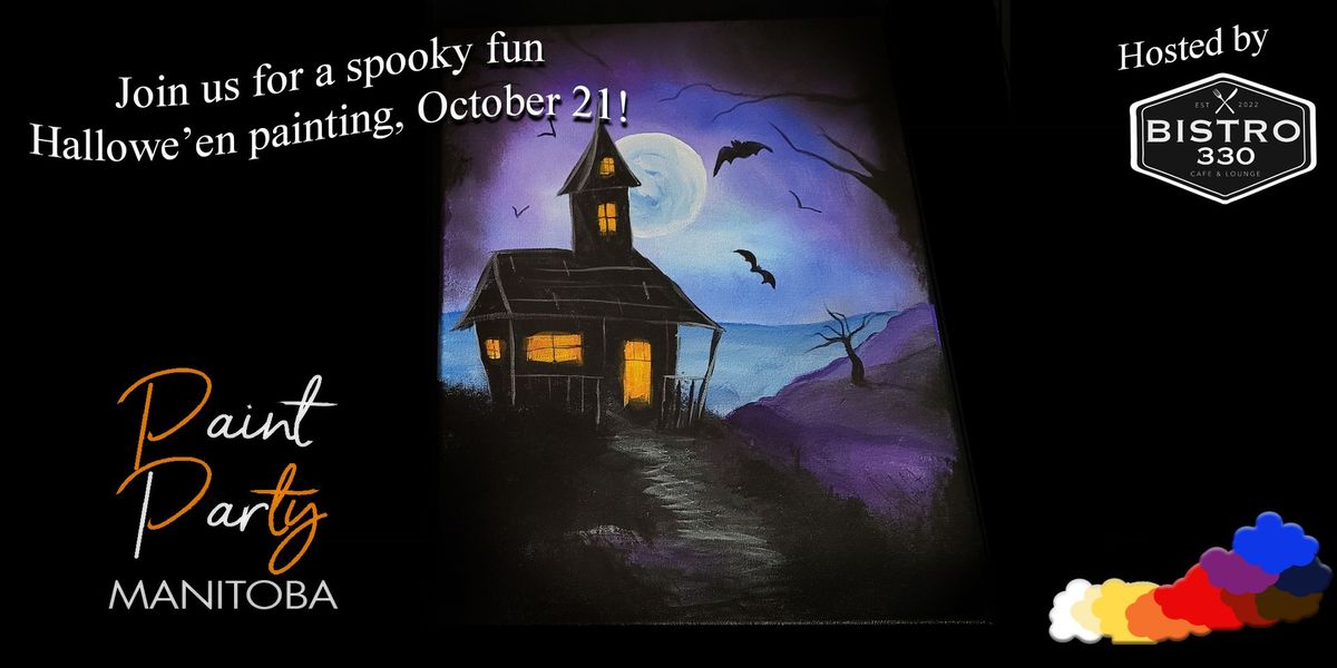 Halloween Paint Night at Bistro 330