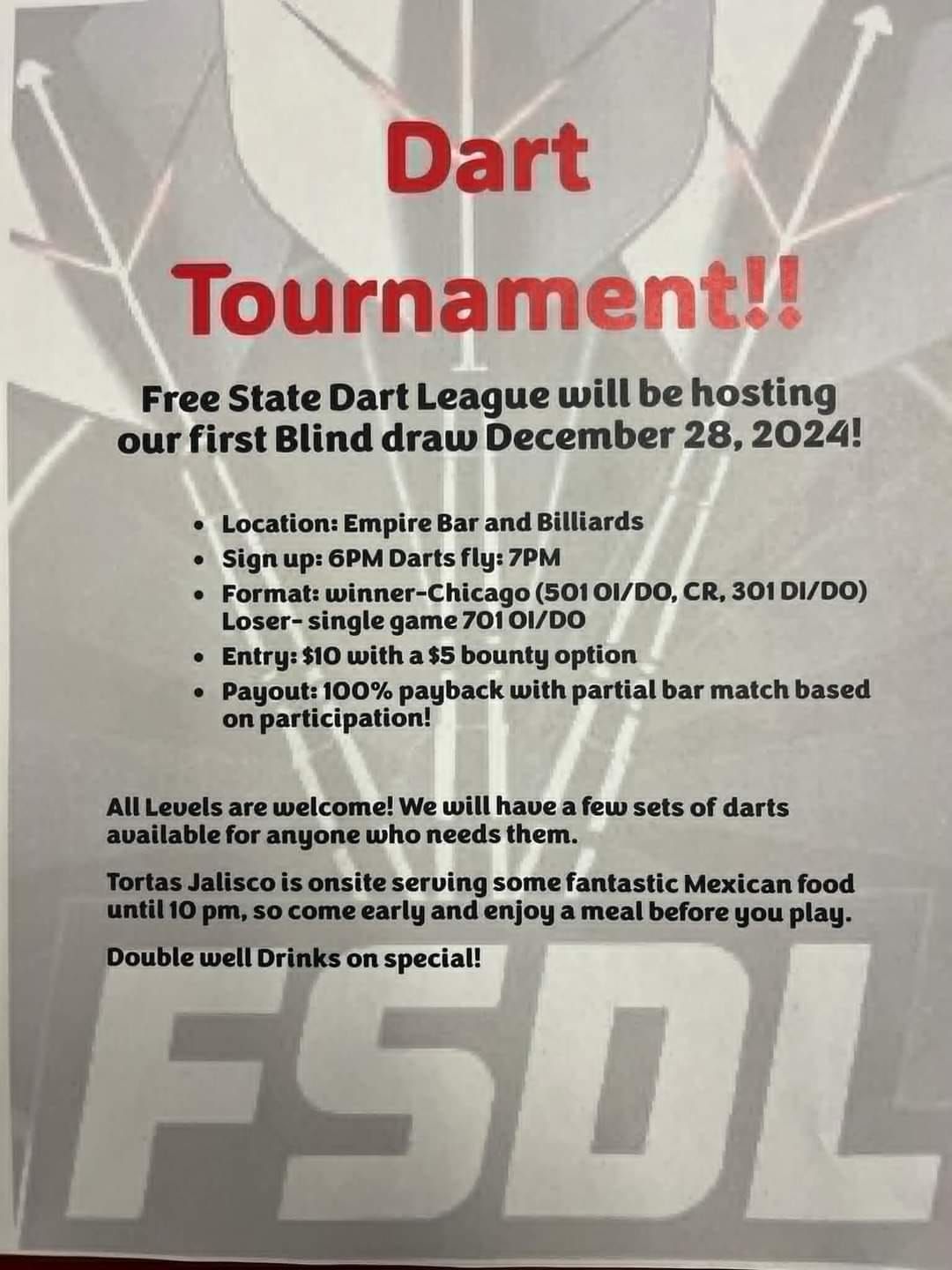 FSDL Blind Draw Tournament 