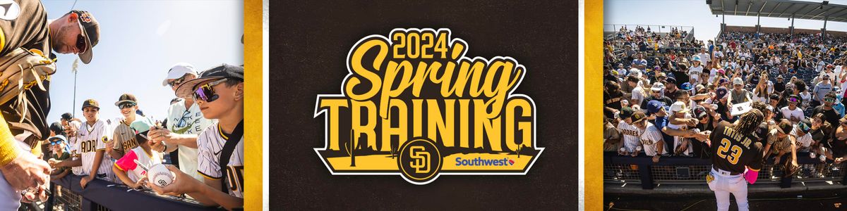 Spring Training - Texas Rangers at San Diego Padres at Peoria Sports Complex