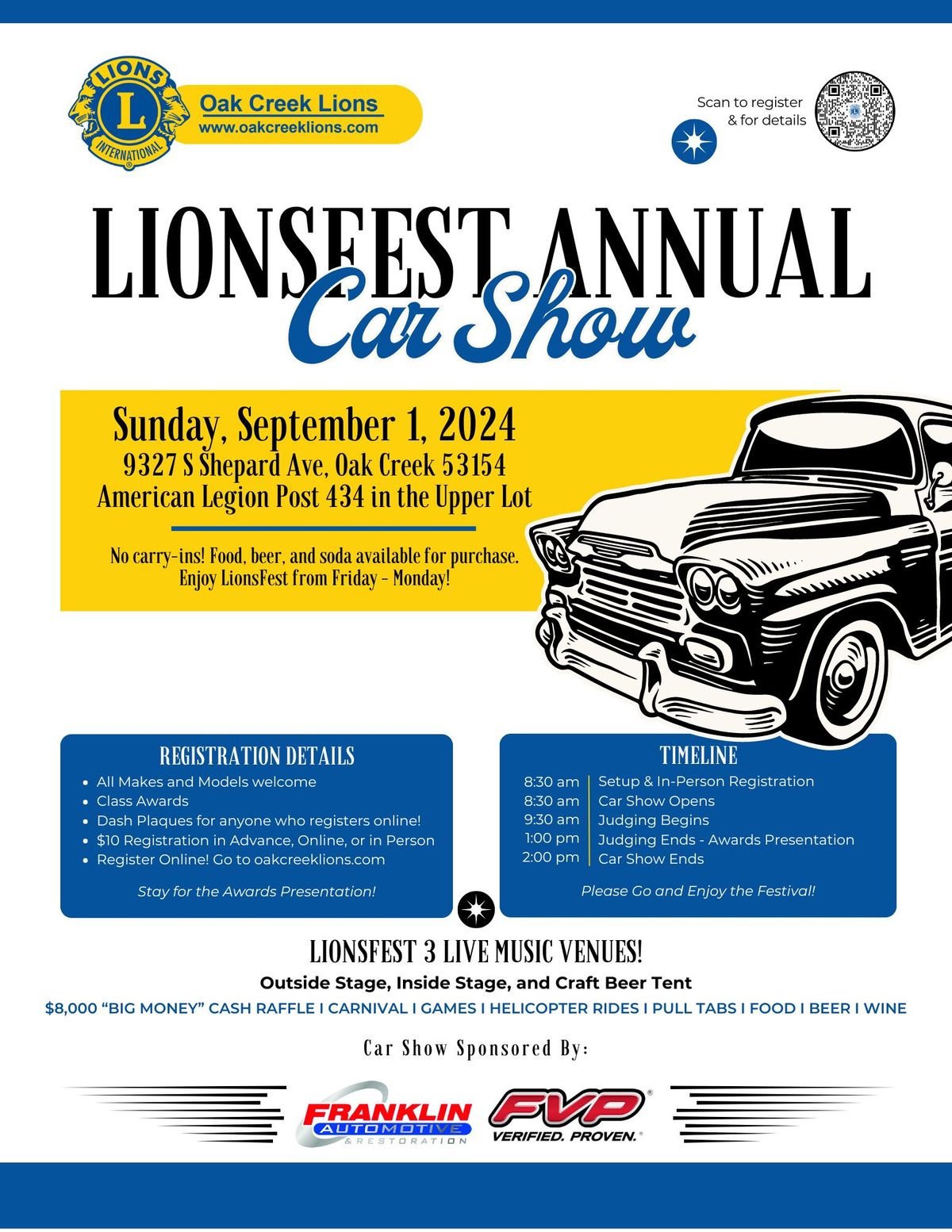 LionsFest Car Show