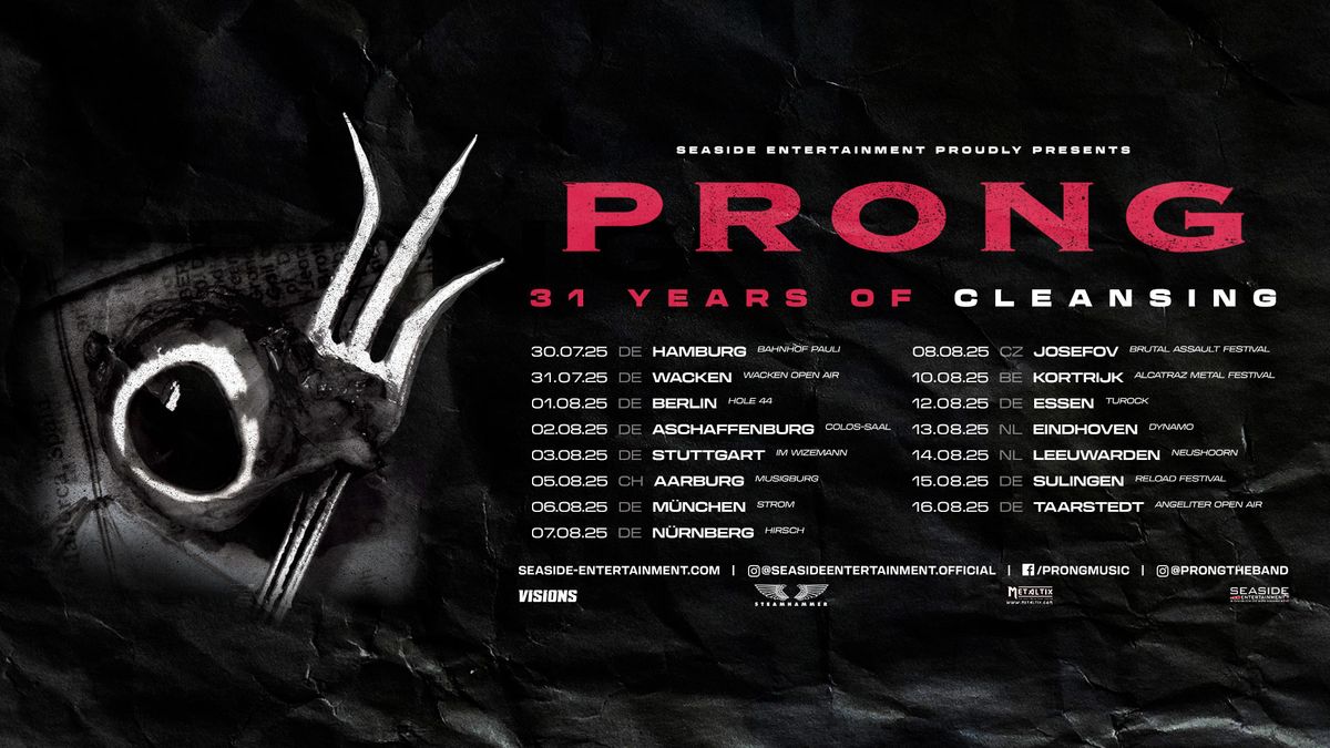 PRONG - "31 Years Of Cleansing Tour 2025" | Hamburg