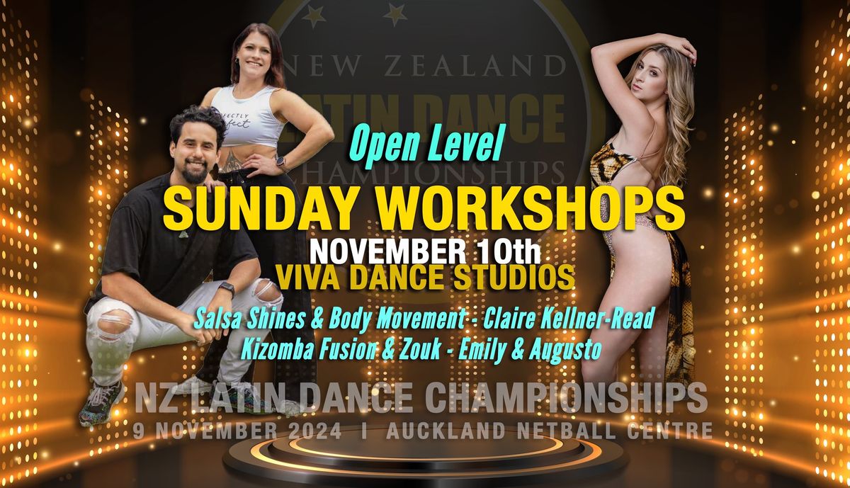 NZ Latin Dance Champs SUNDAY WORKSHOPS