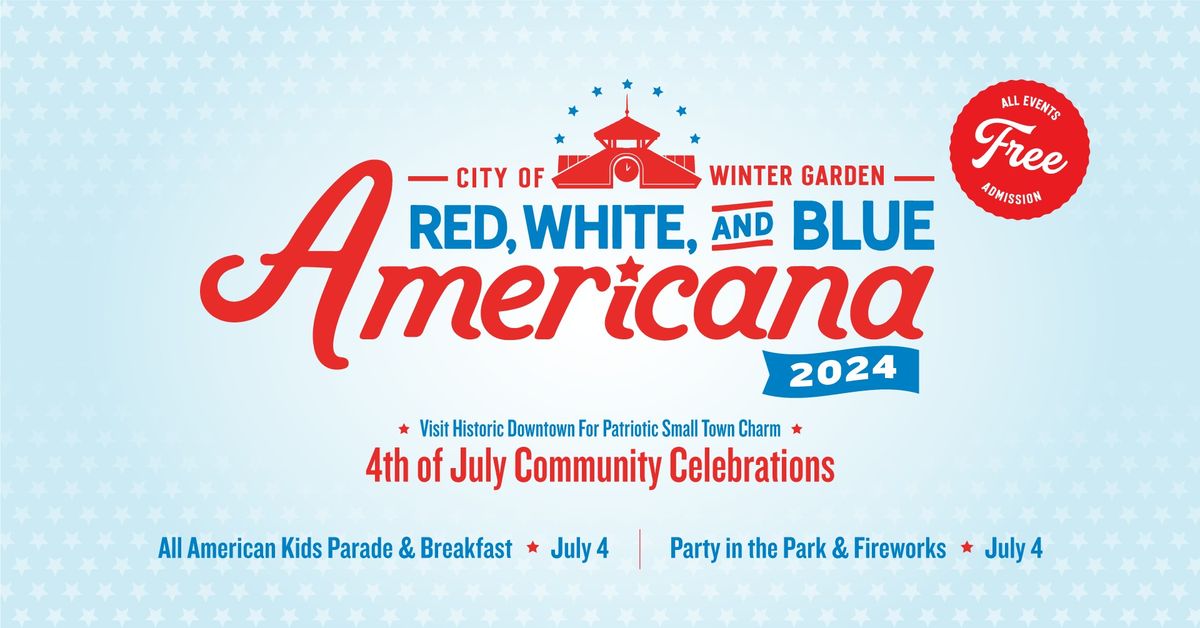 Red, White and Blue Americana 2024