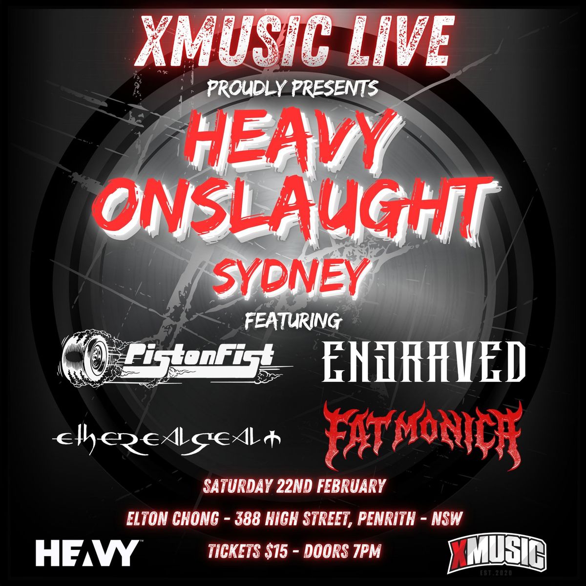 XMUSIC - HEAVY ONSLAUGHT PENRITH