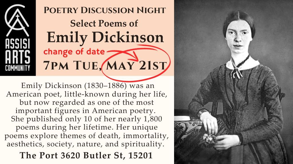 Poetry Discussion Group: Emily Dickinson