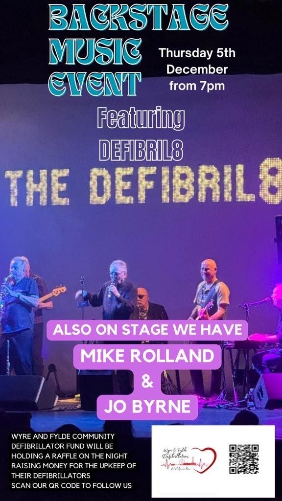 Defibril8 and Mike Rolland & Jo Byrne 