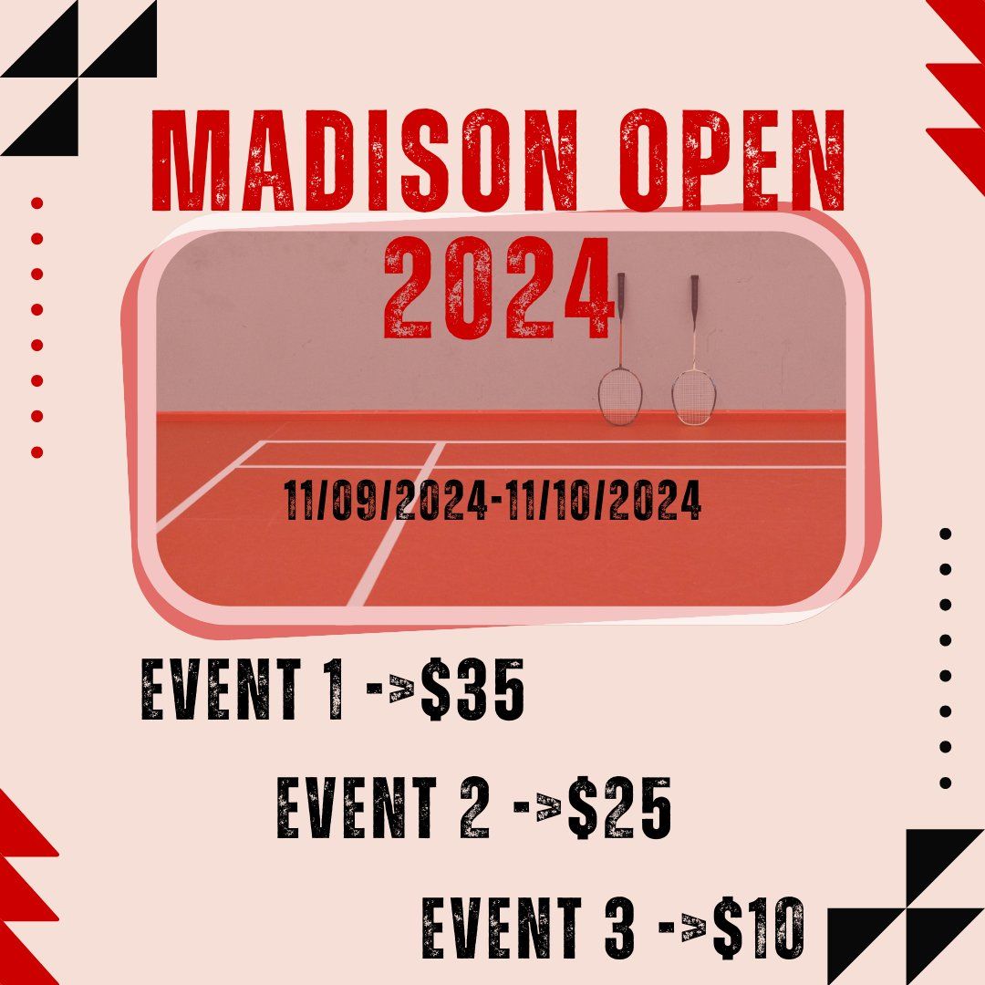 Madison Open 2024 (badminton tournament)