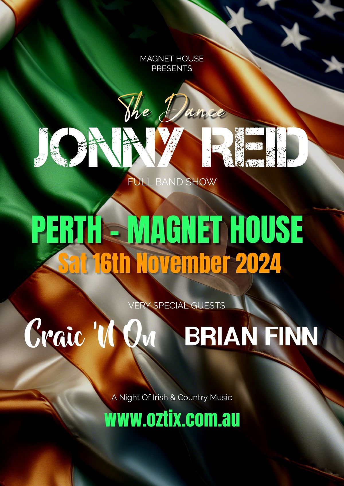 Jonny Reid, Craic n On & Brian Finn at Magnet House!