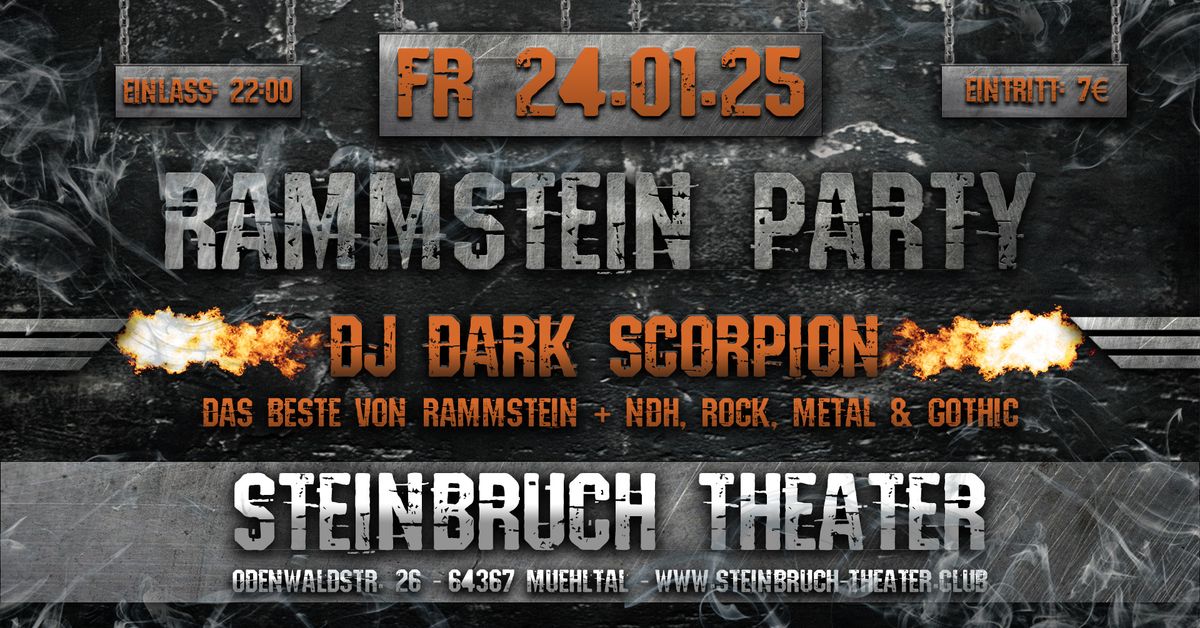 Rammstein Party mit DJ Dark Scorpion